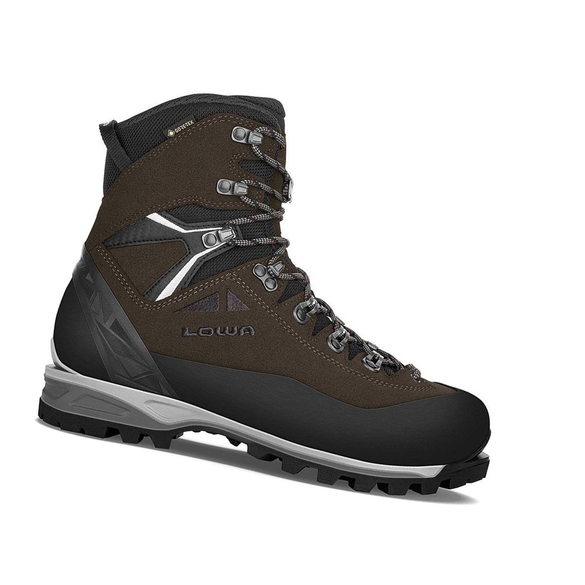 Botas Montaña Lowa Alpine Expert II GTX Hombre Marrones Oscuro Negras | 65870-HFDK