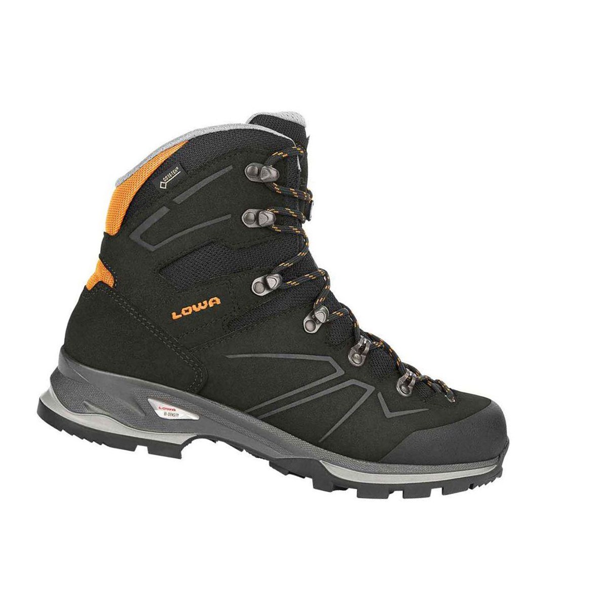 Botas Montaña Lowa Baldo GTX WXL Hombre Negras Naranjas | 36510-ZLJG