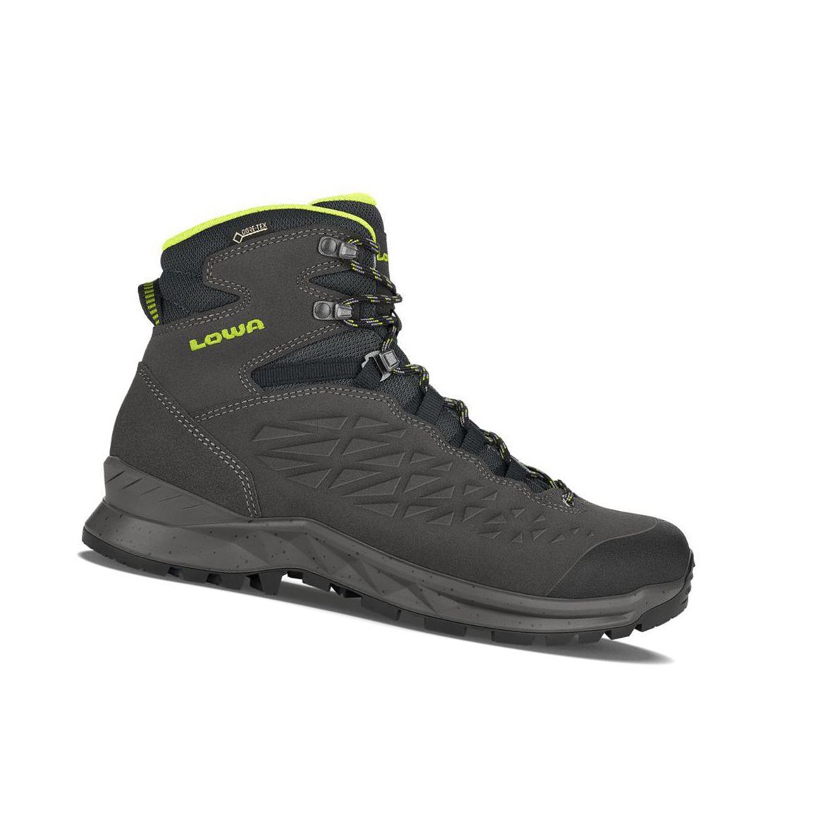 Botas Montaña Lowa Explorer GTX Mid Hombre Anthracite / Lime | 34706-ATDR