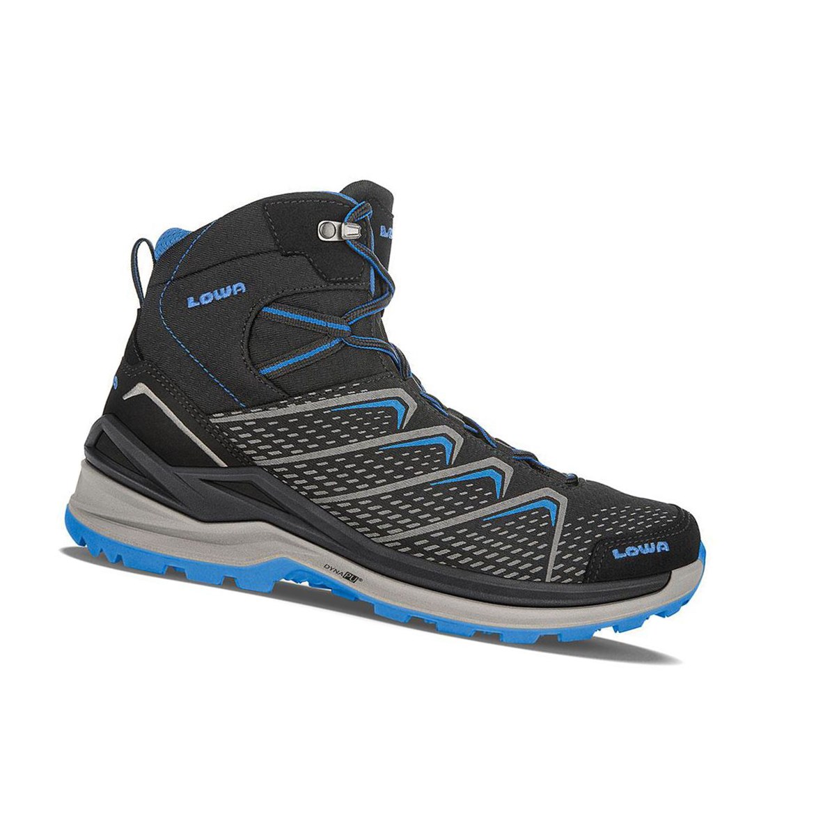 Botas Montaña Lowa Ferrox Pro GTX Mid Hombre Negras Azules | 01368-GNTF