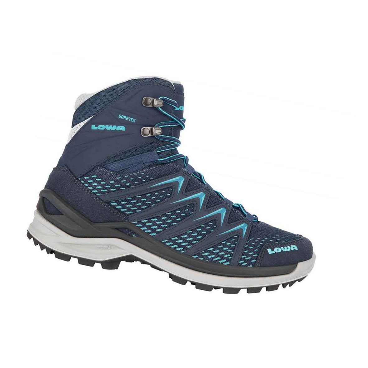 Botas Montaña Lowa Innox Pro GTX Mid WS Mujer Azul Marino Turquesa | 10476-DHGY