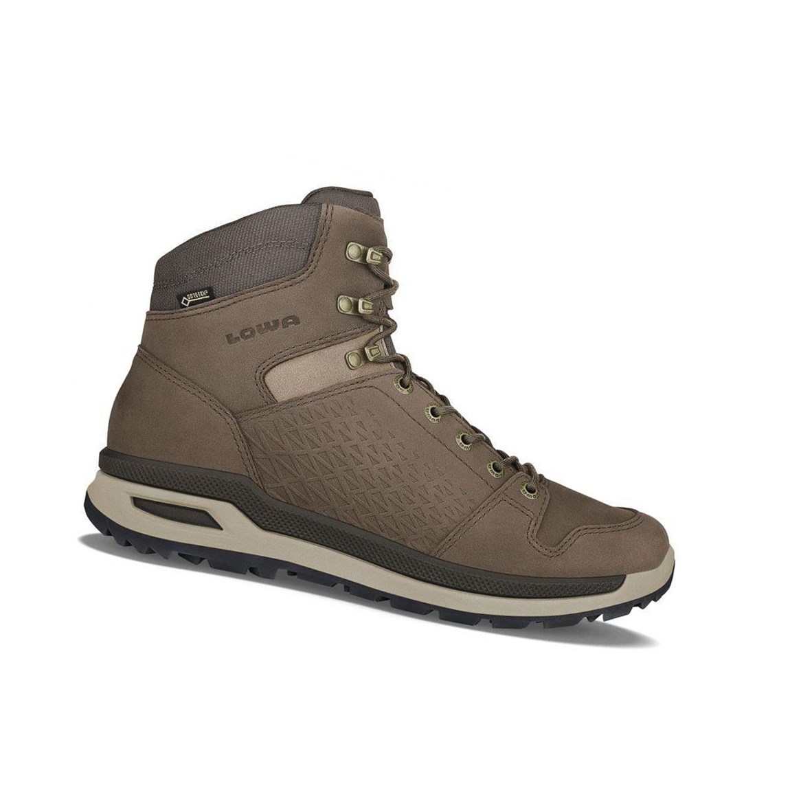 Botas Montaña Lowa Locarno GTX Mid Hombre Marrones | 78136-KAJF