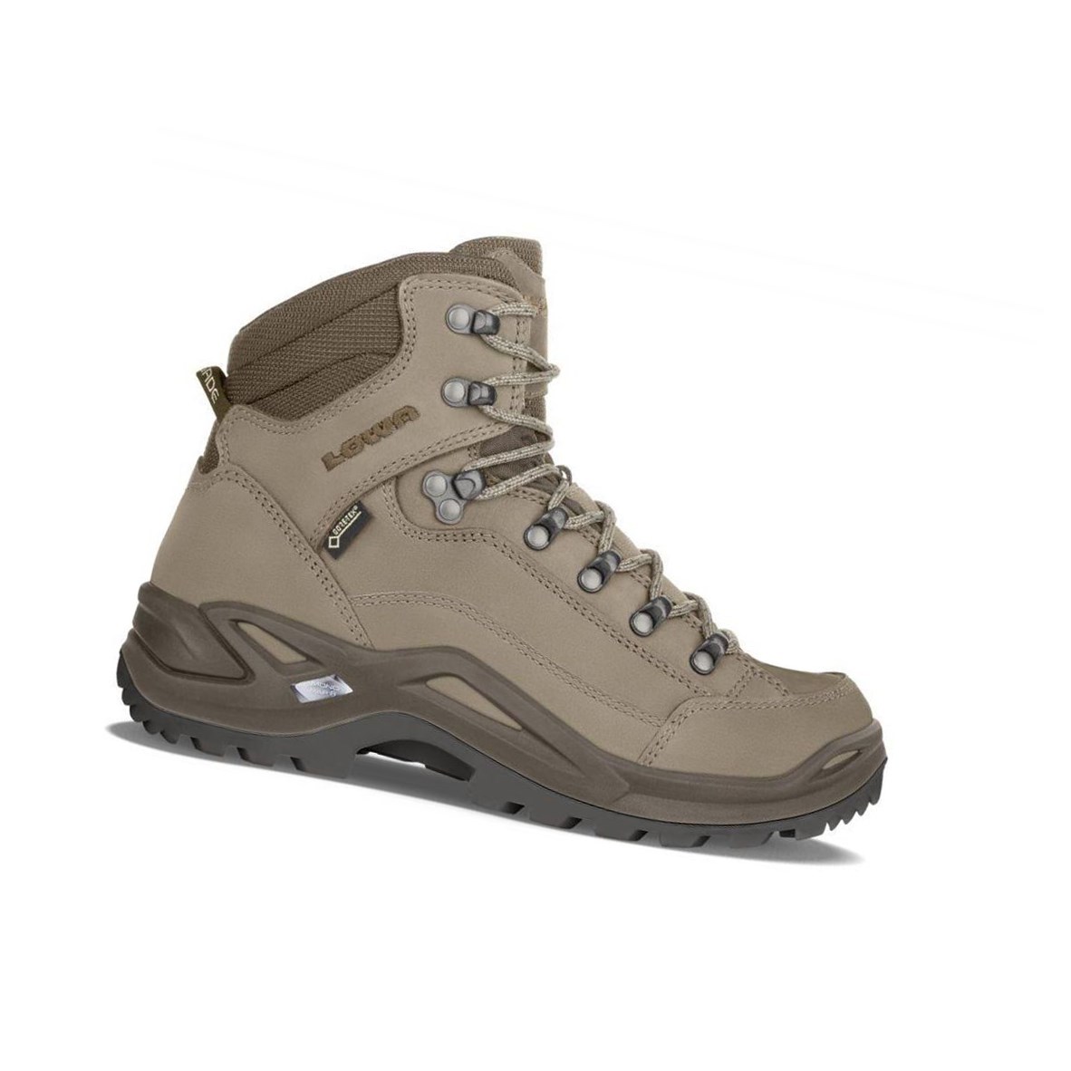 Botas Montaña Lowa Renegade GTX Mid Hombre Stone / Espresso | 27568-DURJ