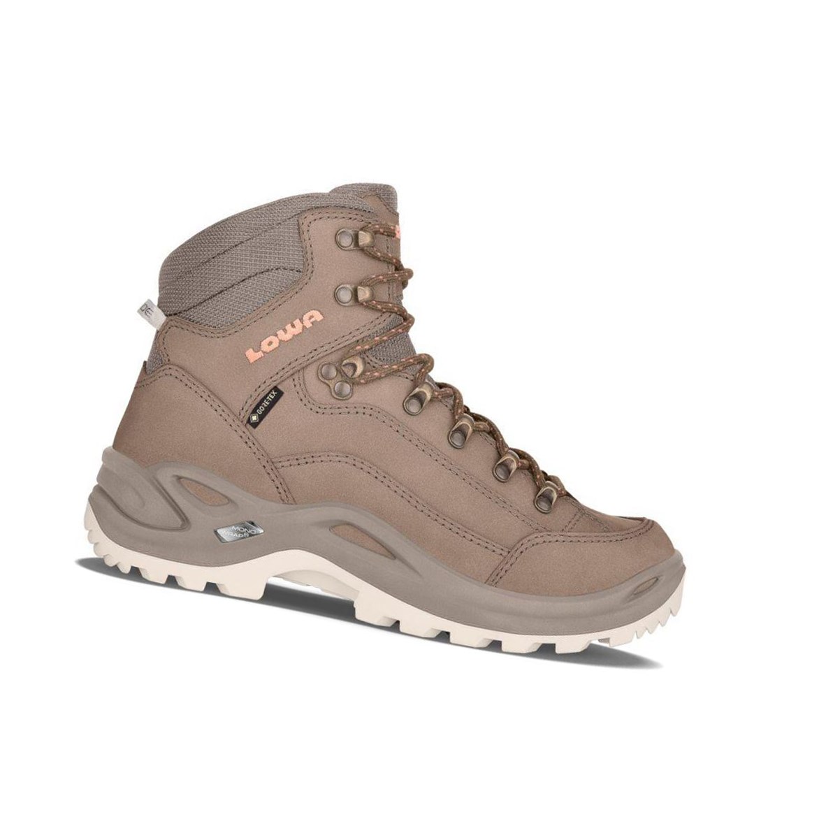 Botas Montaña Lowa Renegade GTX Mid WS Mujer Albaricoque | 35201-PCFR