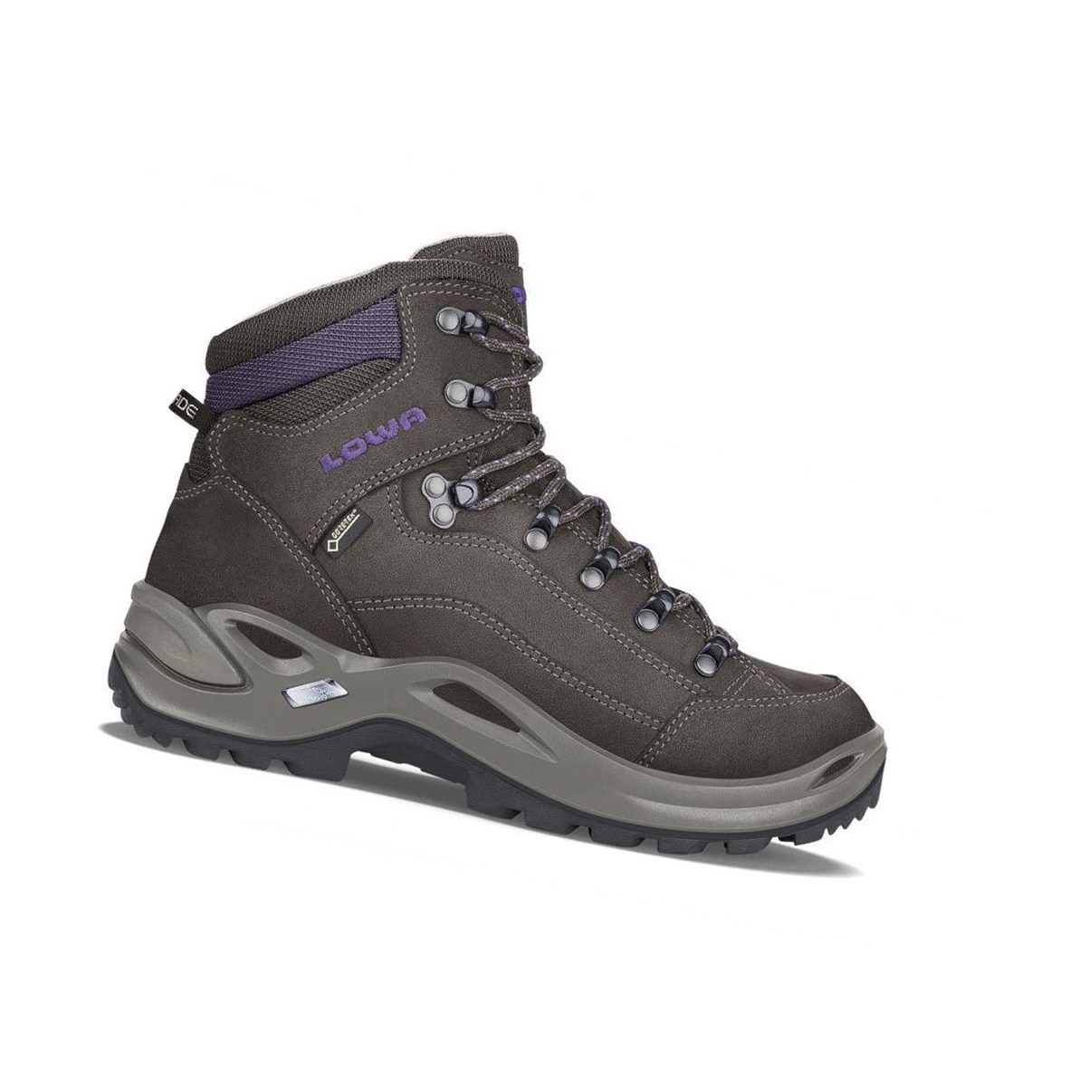 Botas Montaña Lowa Renegade GTX Mid WS Mujer Slate / Blackberry | 46913-DFEW