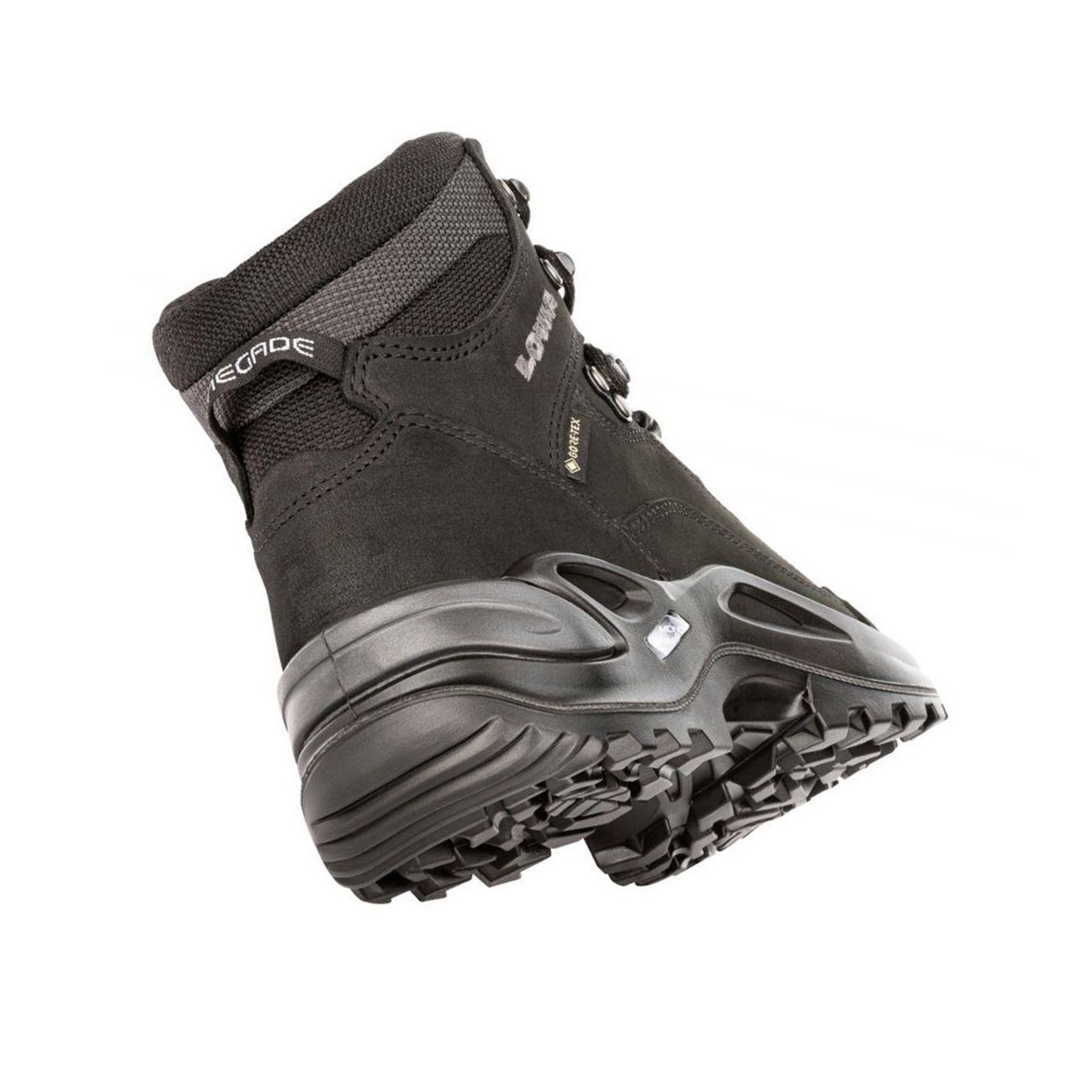 Botas Montaña Lowa Renegade GTX Mid WS Mujer Negras Oscuro | 98460-XGJS