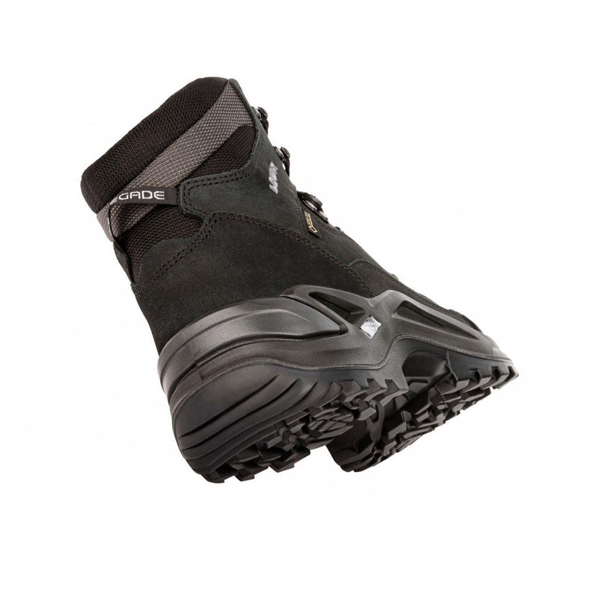 Botas Montaña Lowa Renegade GTX Mid W Hombre Negras Oscuro | 76094-RZXJ