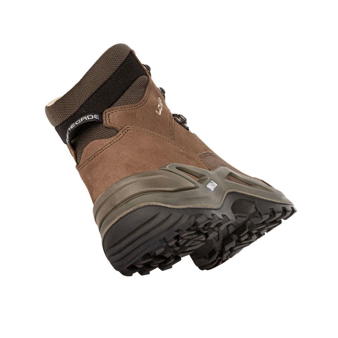 Botas Montaña Lowa Renegade LL Mid Hombre Marrones | 08315-GDCS