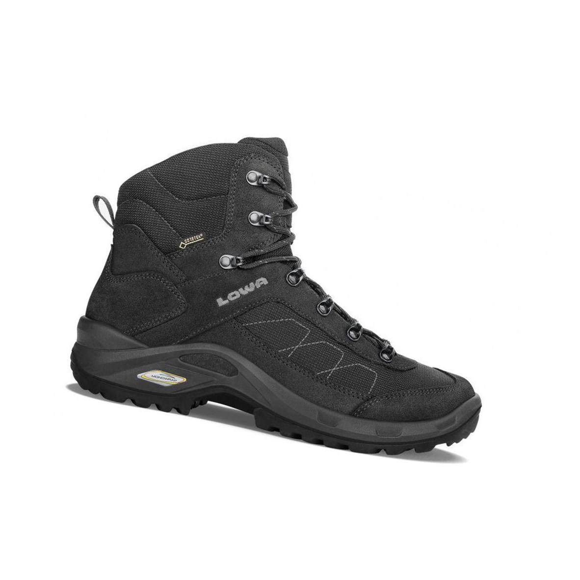 Botas Montaña Lowa Taurus II GTX Mid Hombre Negras | 52149-ARQB