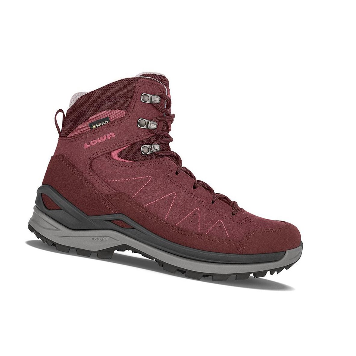 Botas Montaña Lowa Toro Evo GTX Mid WS Mujer Burdeos | 09642-WGSP