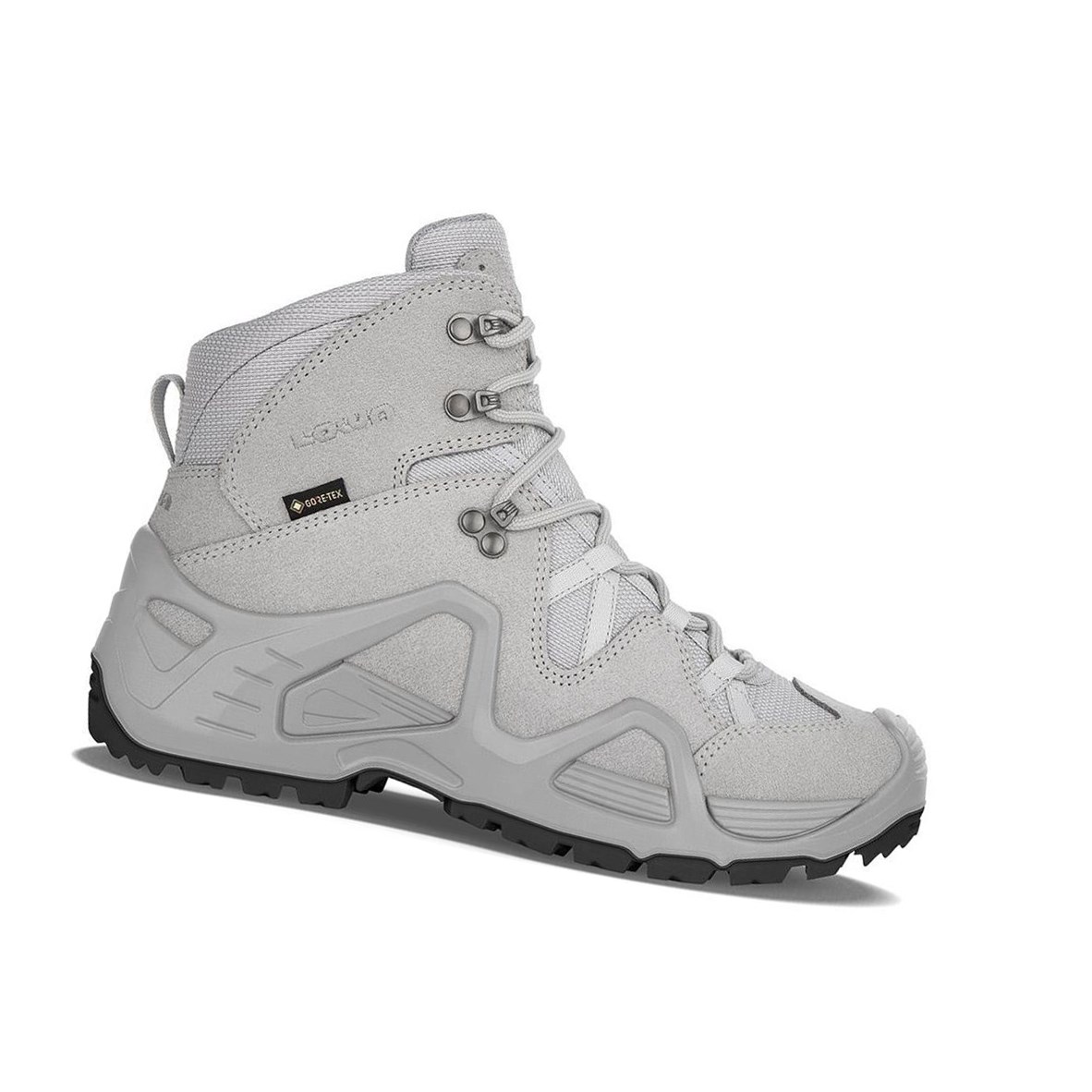 Botas Montaña Lowa Zephyr GTX Mid WS Mujer Gris Claro | 95608-JACW