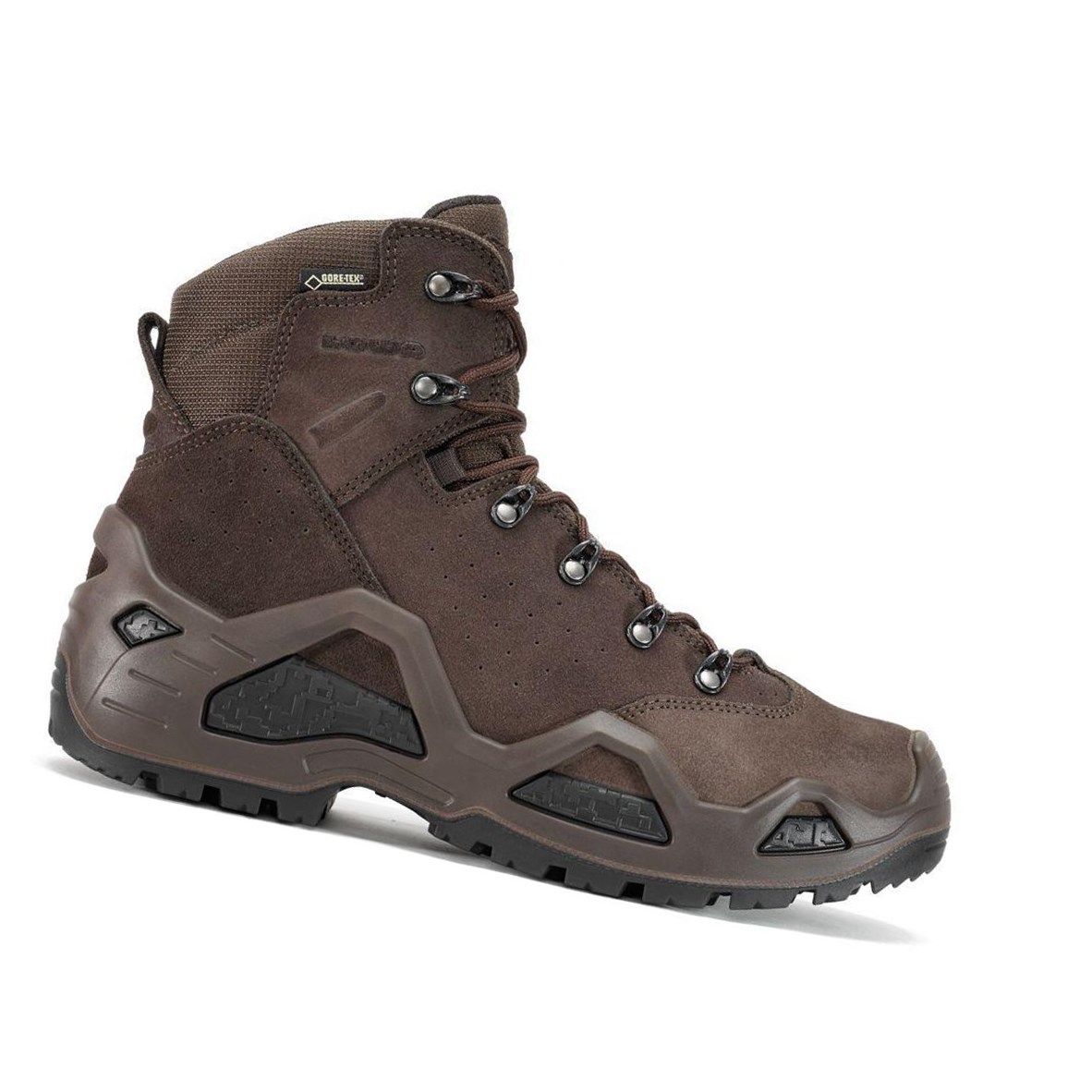 Botas Tácticas Lowa Z-6S GTX Hombre Marrones Oscuro | 46037-GKAL