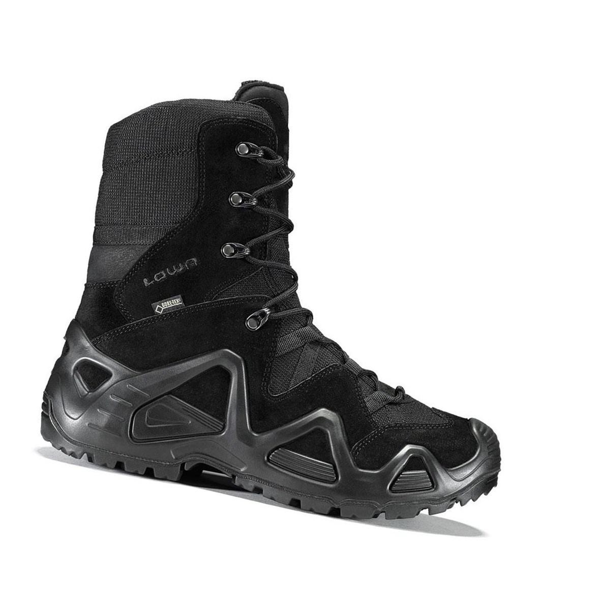 Botas Tácticas Lowa Zephyr GTX Hi TF Hombre Negras | 32167-QPYC