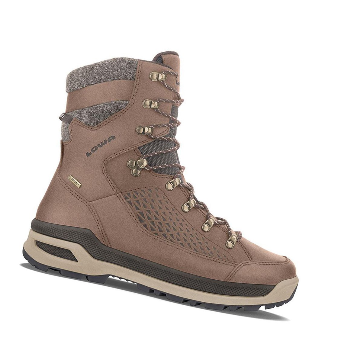 Botas de Invierno Lowa Renegade Evo Ice GTX Hombre Marrones | 30679-DMTX