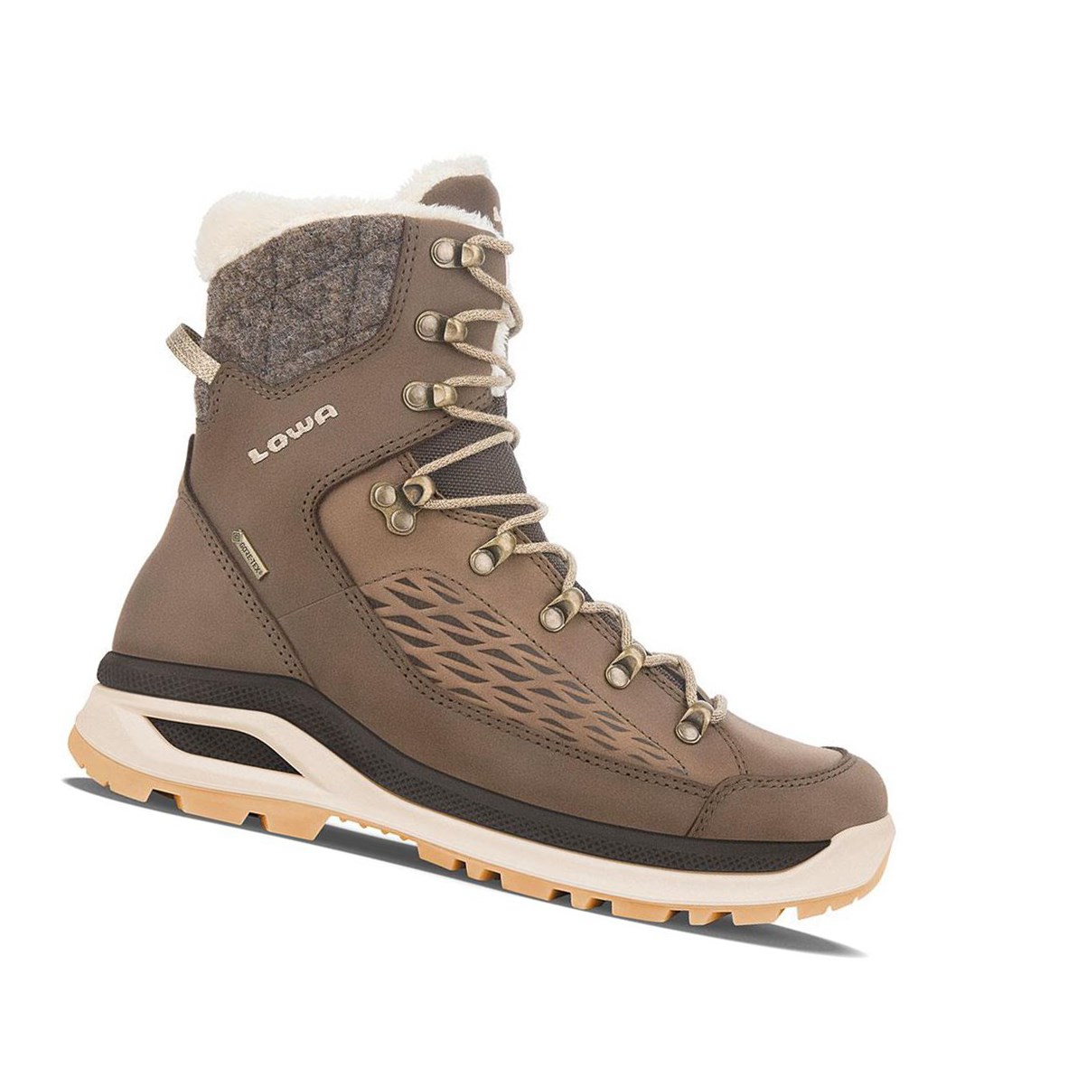 Botas de Invierno Lowa Renegade Evo Ice GTX WS Mujer Marrones | 90453-OFPA