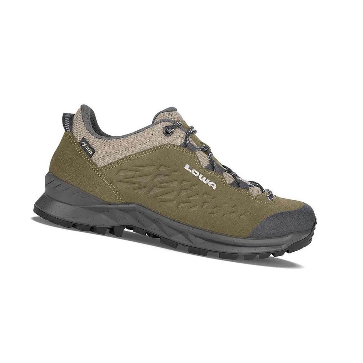 Zapatillas Para Caminar Lowa Explorer GTX LO Hombre Verde Oliva Gris | 94106-HOUK