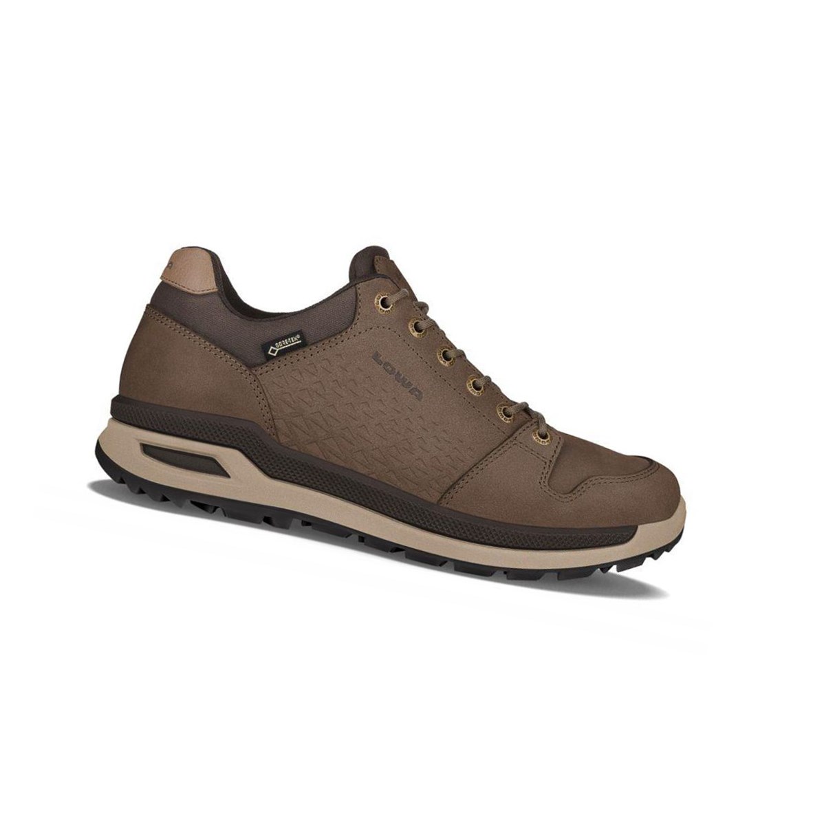 Zapatillas Para Caminar Lowa Locarno GTX LO Hombre Marrones | 46791-OBVW