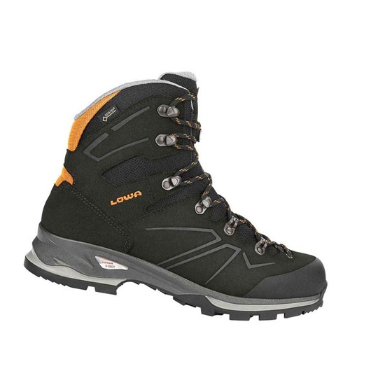 Botas Montaña Lowa Baldo GTX S Hombre Negras Naranjas | 09576-MWNE