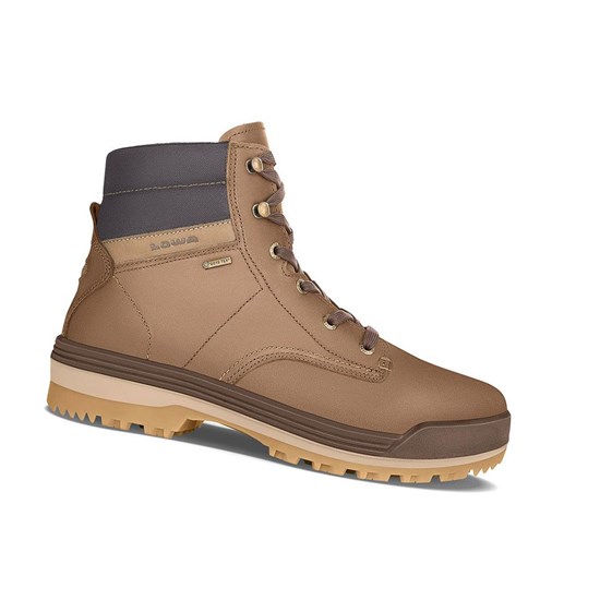 Botas Montaña Lowa Helsinki II GTX Mid Hombre Marrones | 75968-KGDP