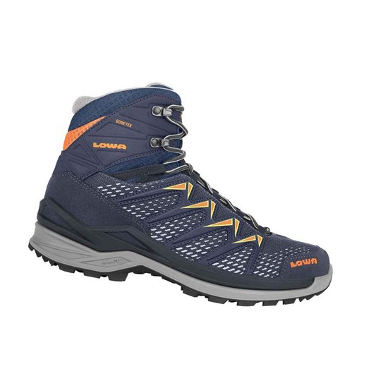 Botas Montaña Lowa Innox Pro GTX Mid Hombre Azul Marino | 01976-DMUF