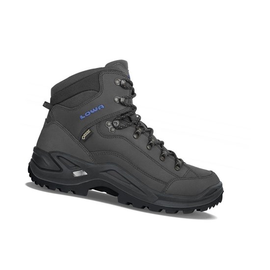 Botas Montaña Lowa Renegade GTX Mid Hombre Azules | 25496-UQIV