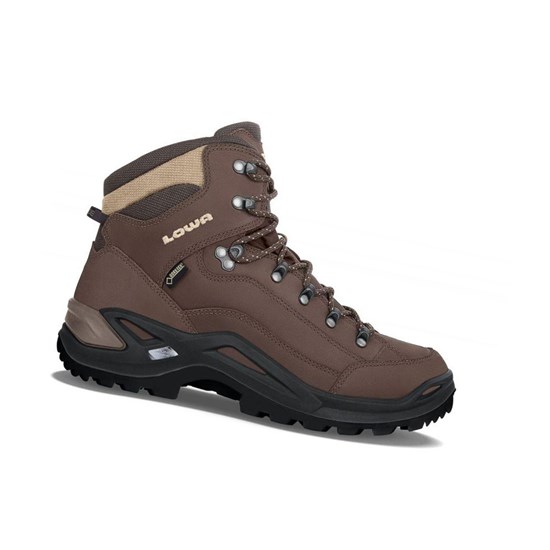 Botas Montaña Lowa Renegade GTX Mid Hombre Marrones | 83295-SXKU