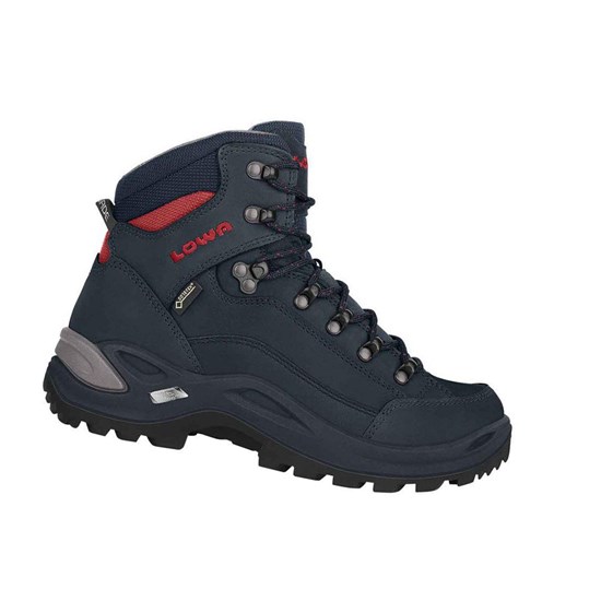 Botas Montaña Lowa Renegade GTX Mid WS Mujer Azul Marino | 60895-PRGX