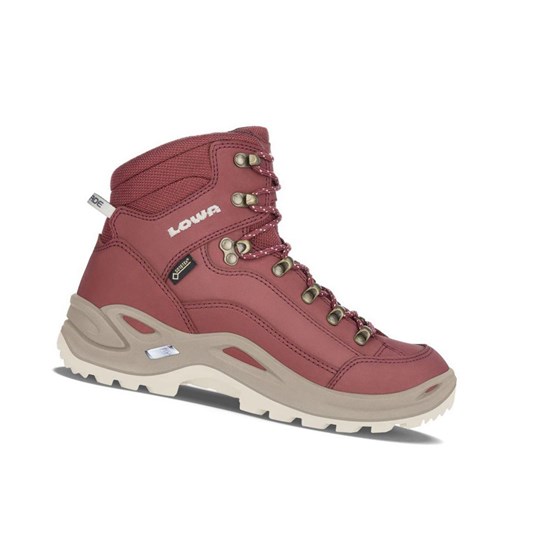 Botas Montaña Lowa Renegade GTX Mid WS Mujer Cayenne | 65083-DYXM