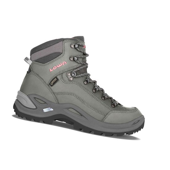 Botas Montaña Lowa Renegade GTX Mid WS Mujer Rosas | 95438-KUJI