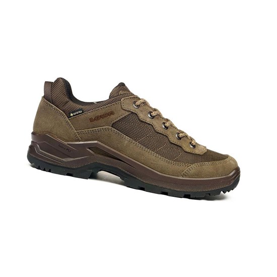 Botas Montaña Lowa Taurus Pro GTX LO Hombre Stone / Espresso | 34678-HOKA