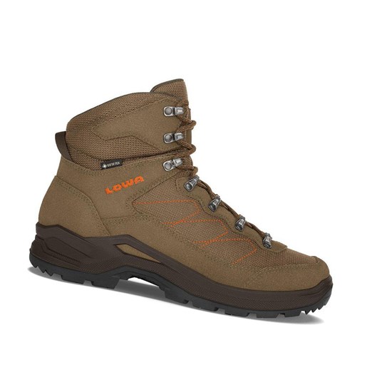 Botas Montaña Lowa Taurus Pro GTX Mid Hombre Marrones | 74815-ROQJ