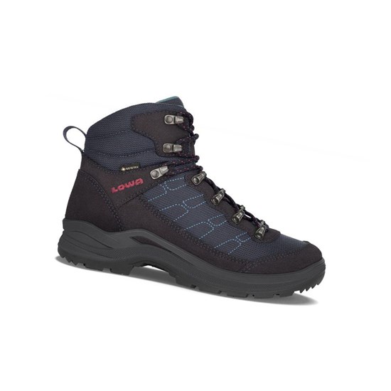 Botas Montaña Lowa Taurus Pro GTX Mid WS Mujer Azul Marino | 84126-UJHS