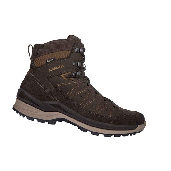 Botas Montaña Lowa Toro Evo GTX Mid Hombre Marrones Oscuro | 87054-MKIW