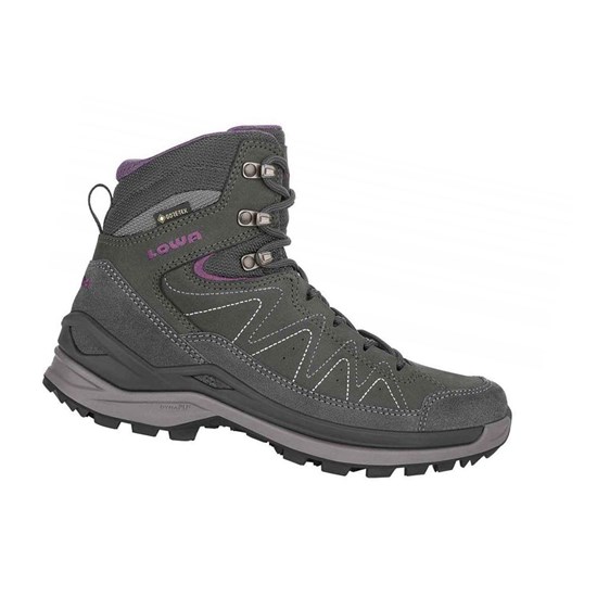 Botas Montaña Lowa Toro Evo GTX Mid WS Mujer Anthracite / Aubergine | 73965-IDHU