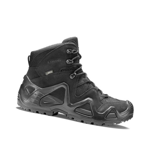 Botas Montaña Lowa Zephyr GTX Mid Hombre Negras | 93580-SAEF