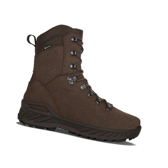 Botas Tácticas Lowa R-8 GTX Thermo Hombre Marrones Oscuro | 42756-YUPT