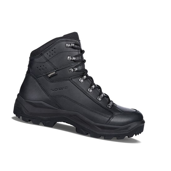 Botas Tácticas Lowa Renegade II GTX Mid TF Hombre Negras | 64183-HQNV