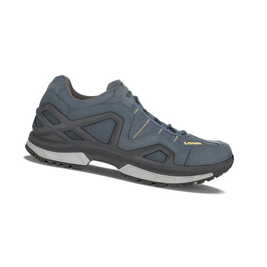 Zapatillas Para Caminar Lowa Gorgon GTX Hombre Azules Moutarde | 30897-HFKJ