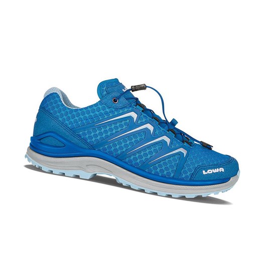 Zapatillas Para Caminar Lowa Maddox LO WS Mujer Azul Real Azules | 06734-MOPT