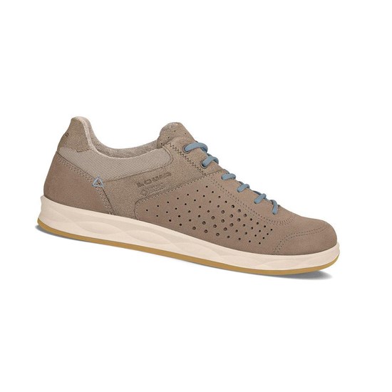 Zapatillas Para Caminar Lowa San Francisco GTX Surround WS Mujer Taupe / Denim | 01469-CNVS